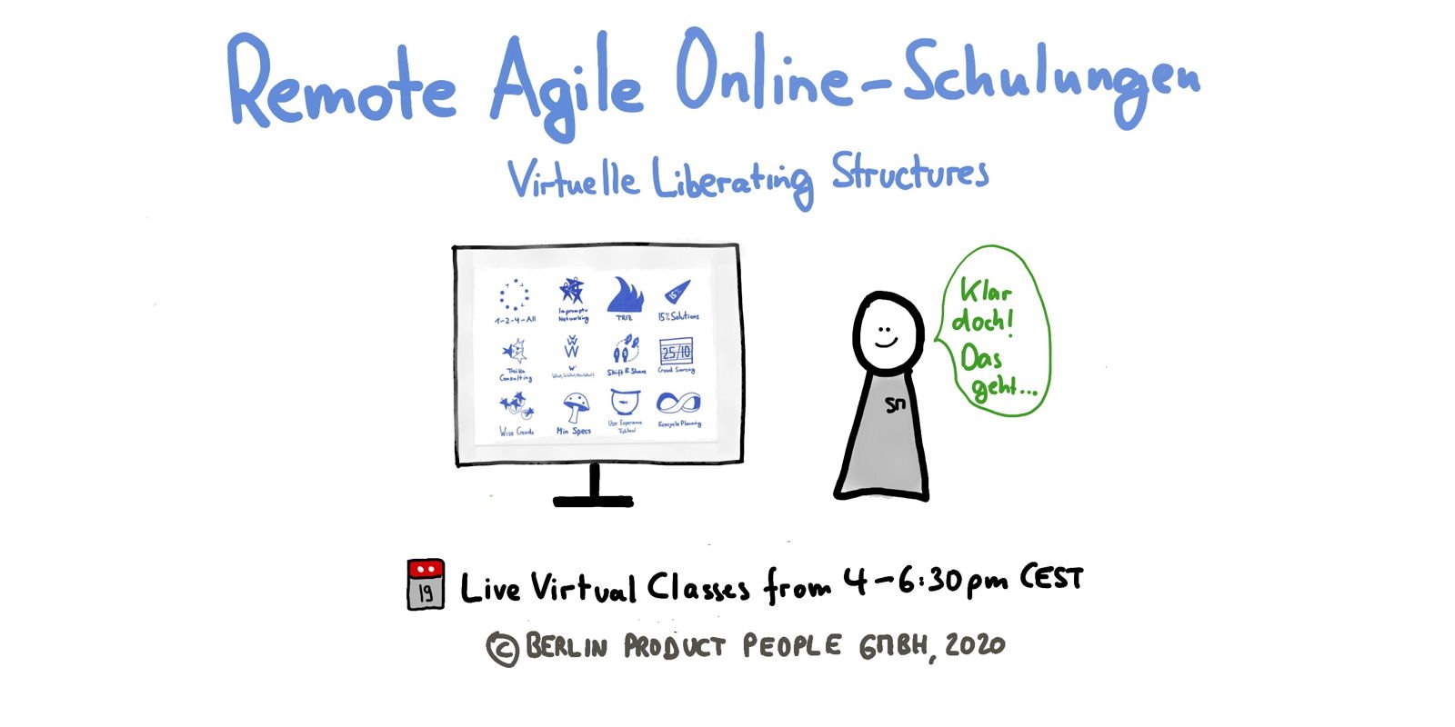 ???? ???? Verteiltes agiles Arbeiten — Virtuelle Liberating Structures