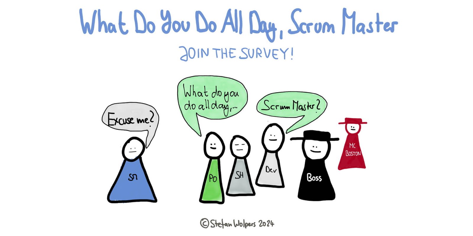 Scrum Master Tasks: What Do You Do All Day, Scrum Master? Let’s collect data; join the 2024 Survey Now — Berlin-Product-People.com