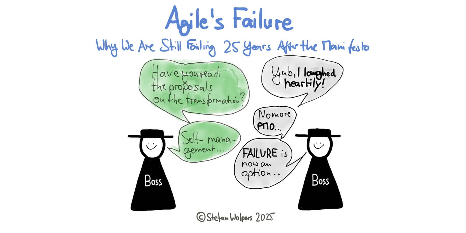 Agile Failure at Corporate Level Is A Quarter-Century Crisis: Why We’re Still Failing 25 Years After the Manifesto — Berlin-Product-People.com